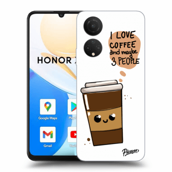 Szilikon tok erre a típusra Honor X7 - Cute coffee