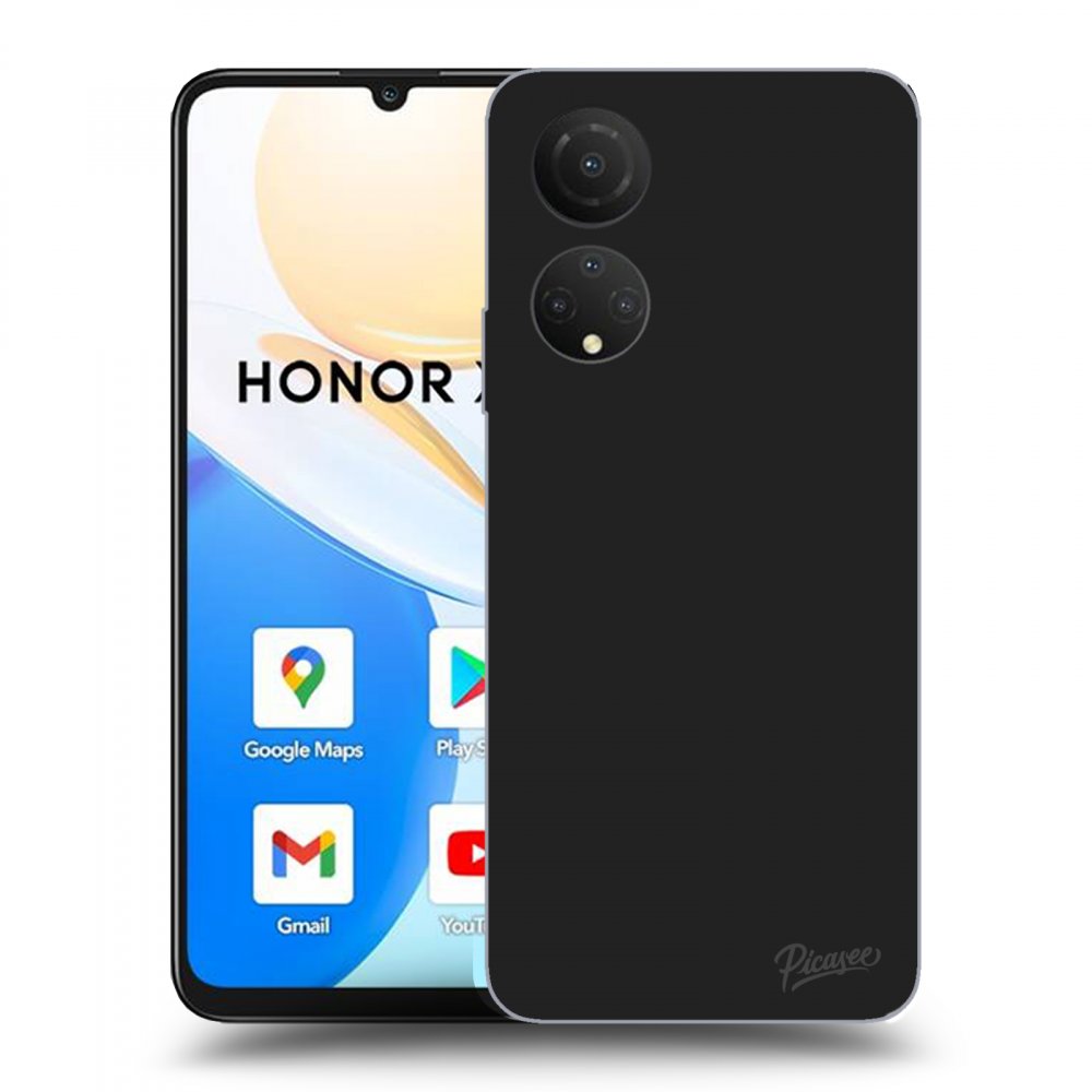 Picasee fekete szilikon tok az alábbi mobiltelefonokra Honor X7 - Clear