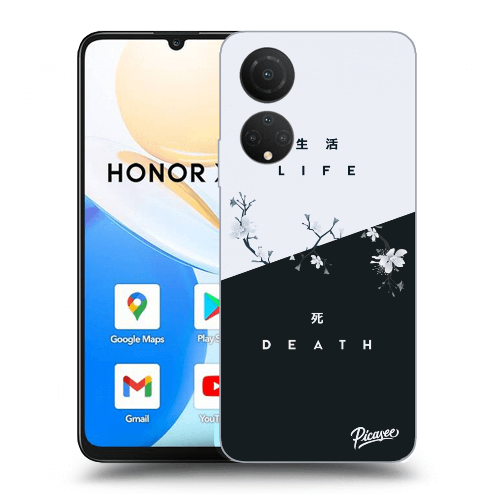 Picasee átlátszó szilikon tok az alábbi mobiltelefonokra Honor X7 - Life - Death