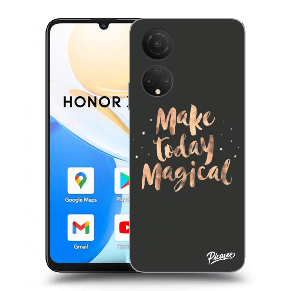 Picasee átlátszó szilikon tok az alábbi mobiltelefonokra Honor X7 - Make today Magical