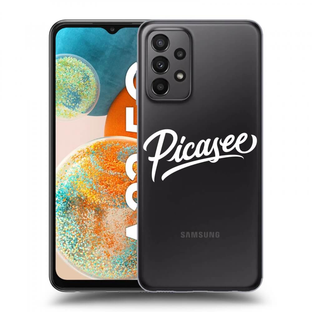 Picasee átlátszó szilikon tok az alábbi mobiltelefonokra Samsung Galaxy A23 A235F 4G - Picasee - White
