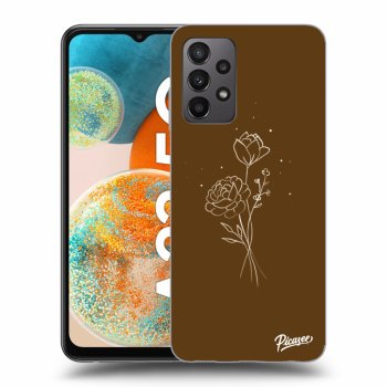 Szilikon tok erre a típusra Samsung Galaxy A23 A235F 4G - Brown flowers