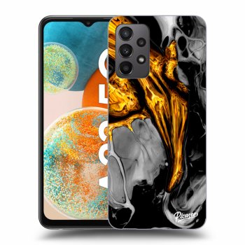 Szilikon tok erre a típusra Samsung Galaxy A23 - Black Gold
