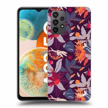 Szilikon tok erre a típusra Samsung Galaxy A23 - Purple Leaf