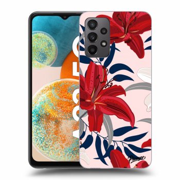 Szilikon tok erre a típusra Samsung Galaxy A23 - Red Lily