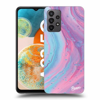 Szilikon tok erre a típusra Samsung Galaxy A23 5G - Pink liquid
