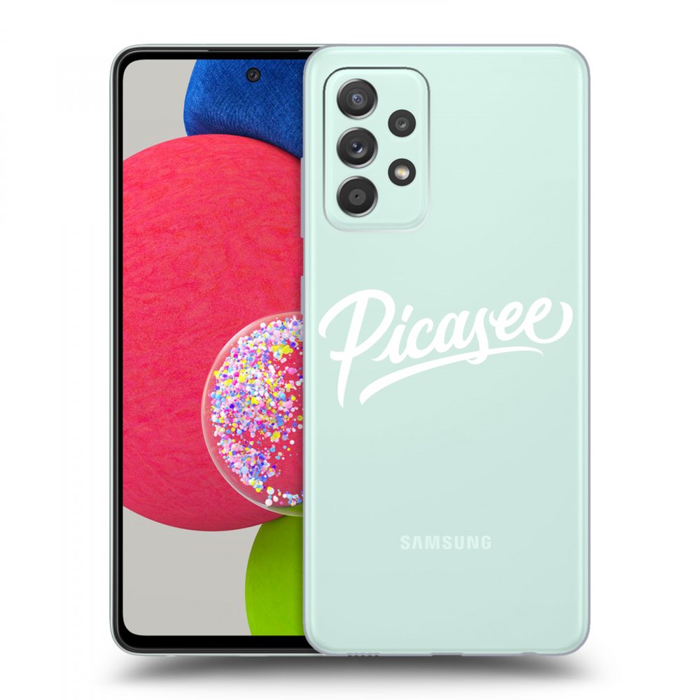 Picasee átlátszó szilikon tok az alábbi mobiltelefonokra Samsung Galaxy A73 5G - Picasee - White