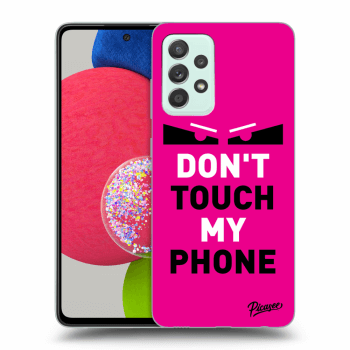 Szilikon tok erre a típusra Samsung Galaxy A73 5G - Shadow Eye - Pink