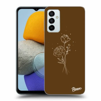 Szilikon tok erre a típusra Samsung Galaxy M23 5G - Brown flowers