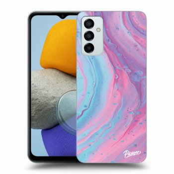 Szilikon tok erre a típusra Samsung Galaxy M23 5G - Pink liquid