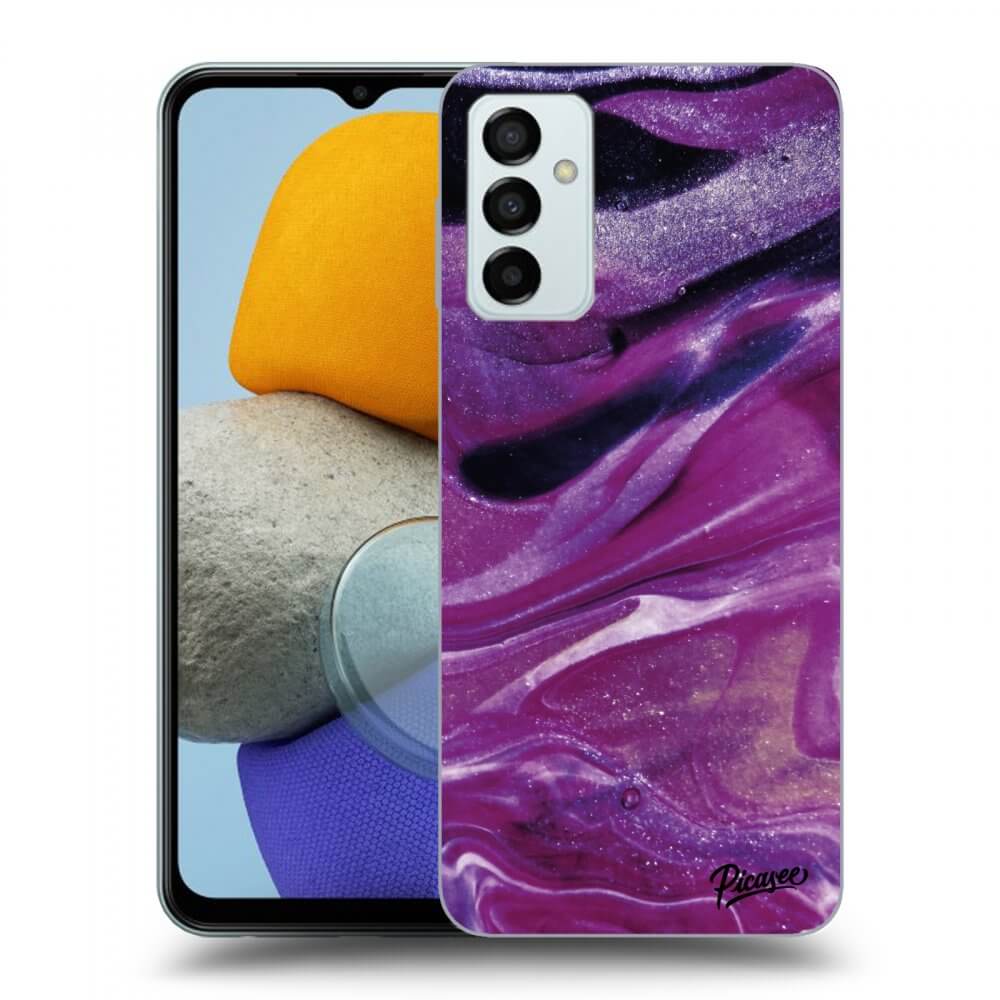 Picasee ULTIMATE CASE Samsung Galaxy M23 5G - készülékre - Purple glitter
