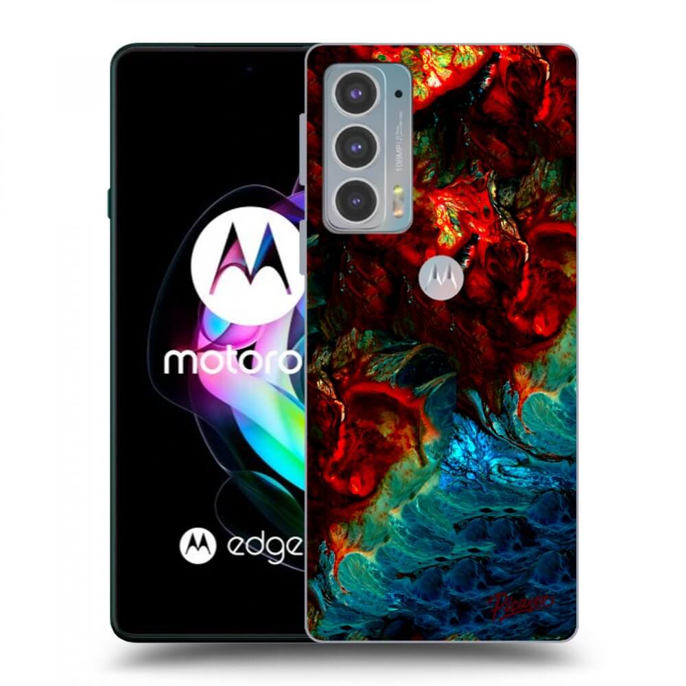 Picasee fekete szilikon tok az alábbi mobiltelefonokra Motorola Edge 20 - Universe