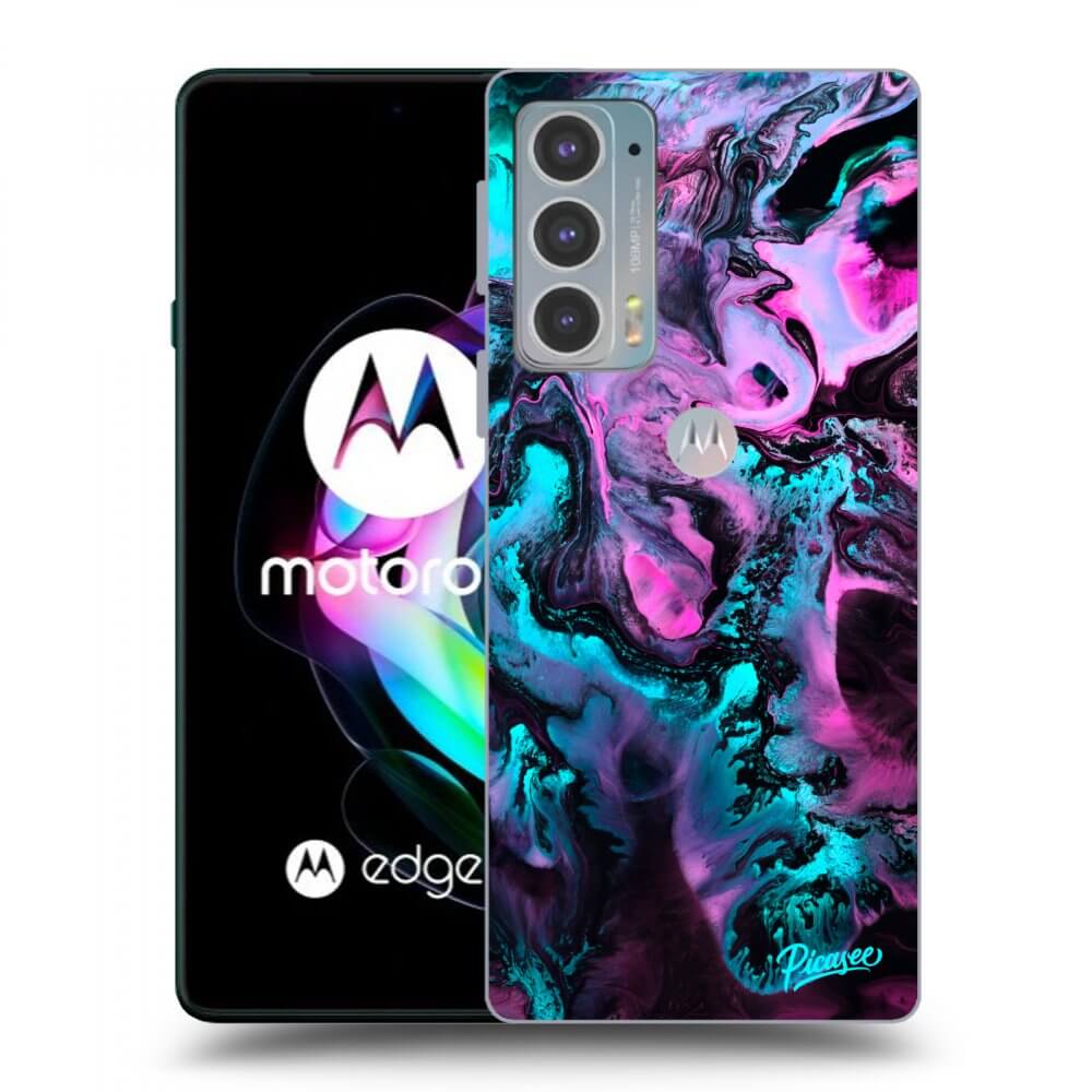 Picasee fekete szilikon tok az alábbi mobiltelefonokra Motorola Edge 20 - Lean