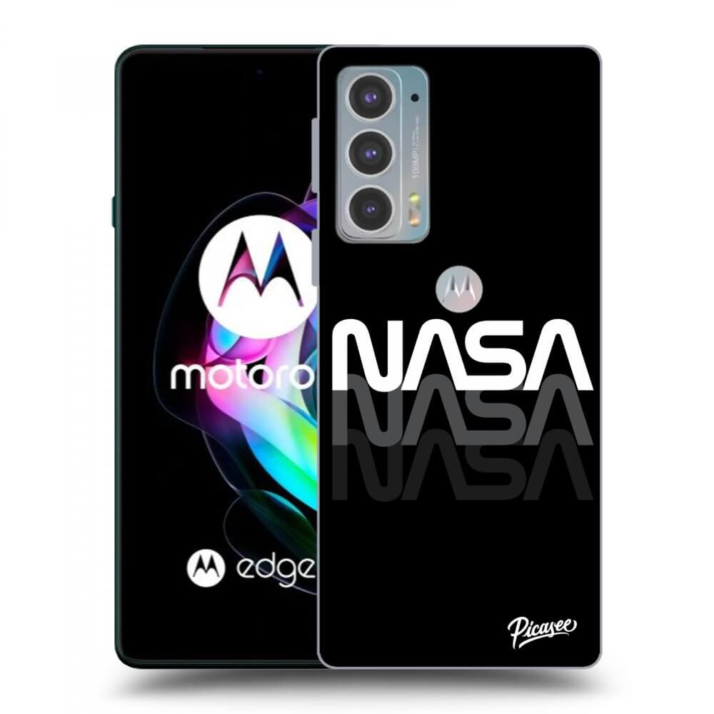 Picasee fekete szilikon tok az alábbi mobiltelefonokra Motorola Edge 20 - NASA Triple