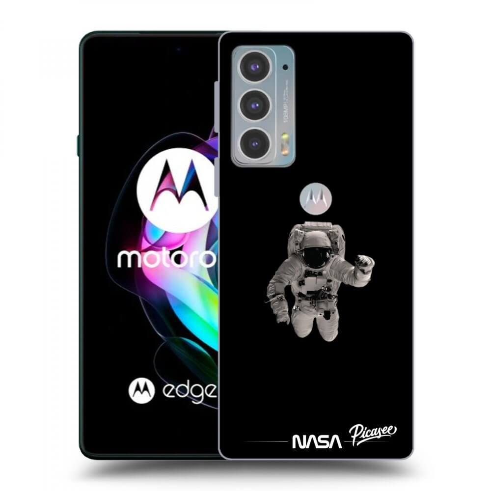 Picasee fekete szilikon tok az alábbi mobiltelefonokra Motorola Edge 20 - Astronaut Minimal