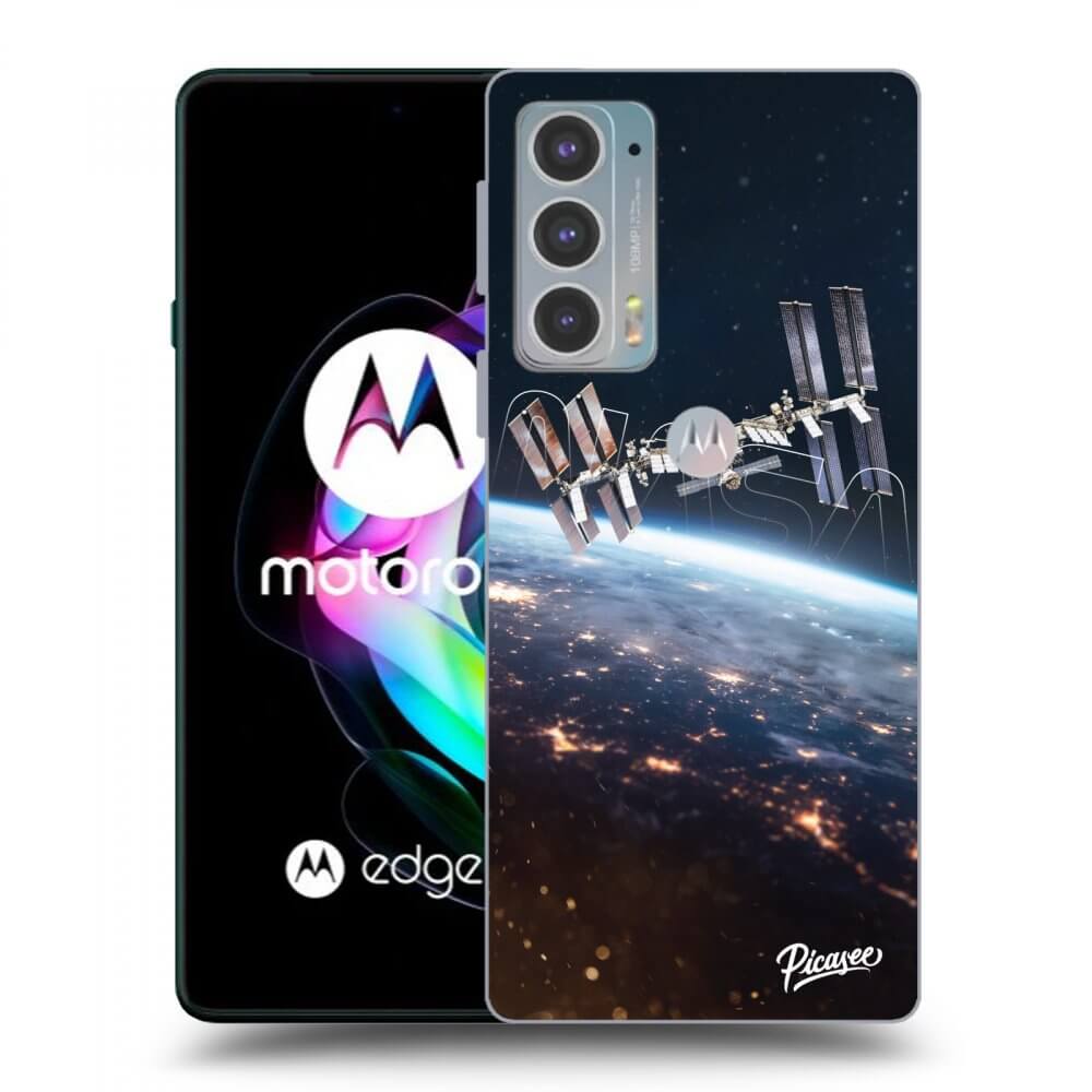 Picasee fekete szilikon tok az alábbi mobiltelefonokra Motorola Edge 20 - Station