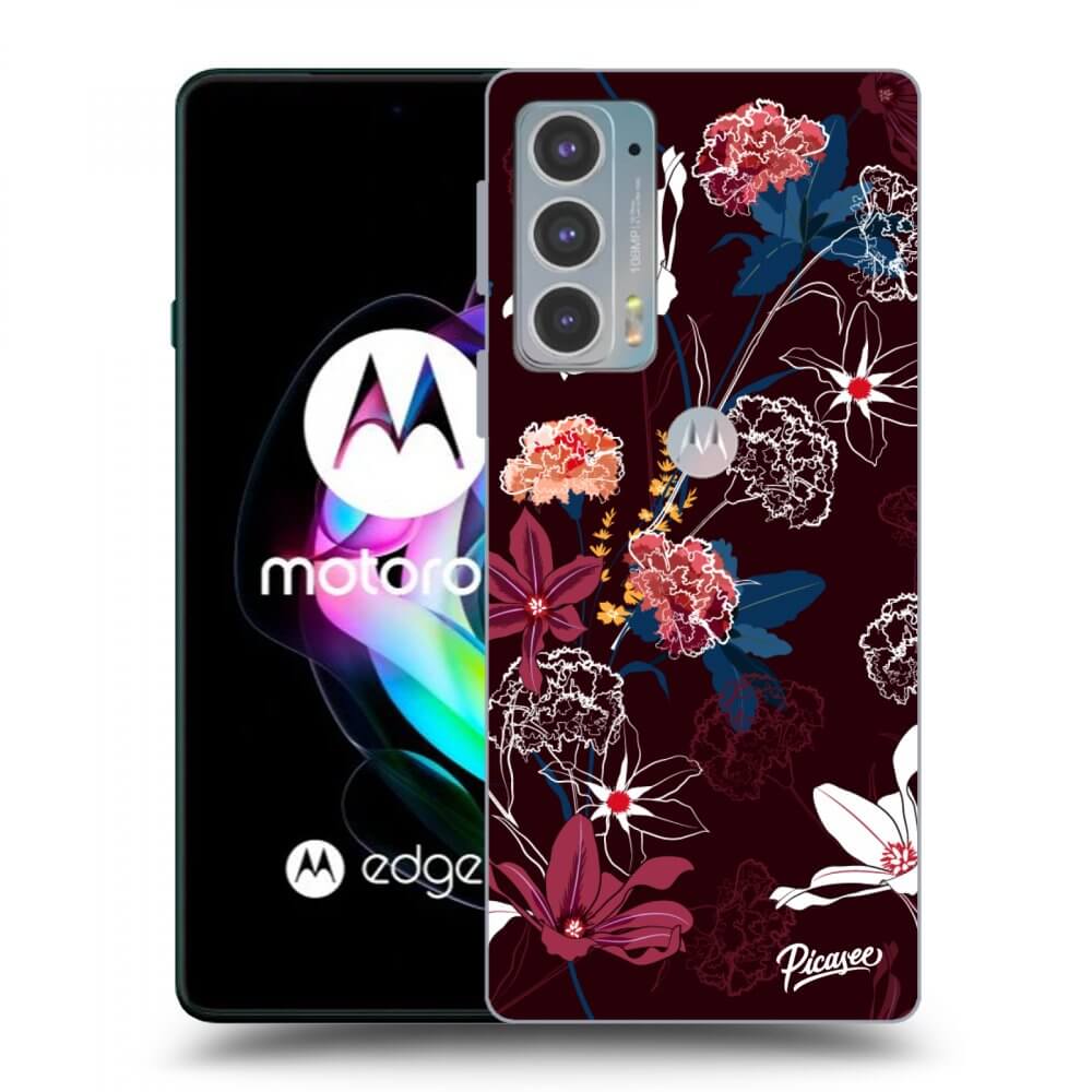 Picasee fekete szilikon tok az alábbi mobiltelefonokra Motorola Edge 20 - Dark Meadow