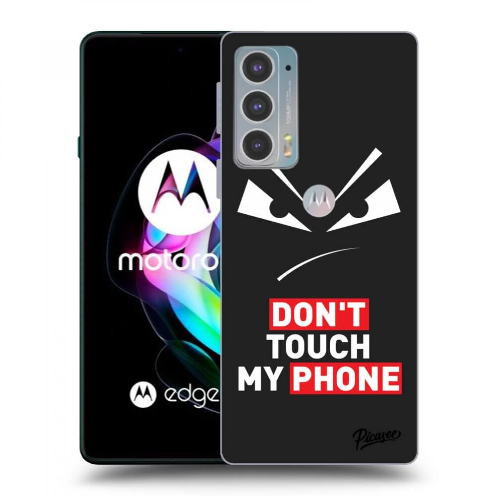 Picasee fekete szilikon tok az alábbi mobiltelefonokra Motorola Edge 20 - Evil Eye - Transparent
