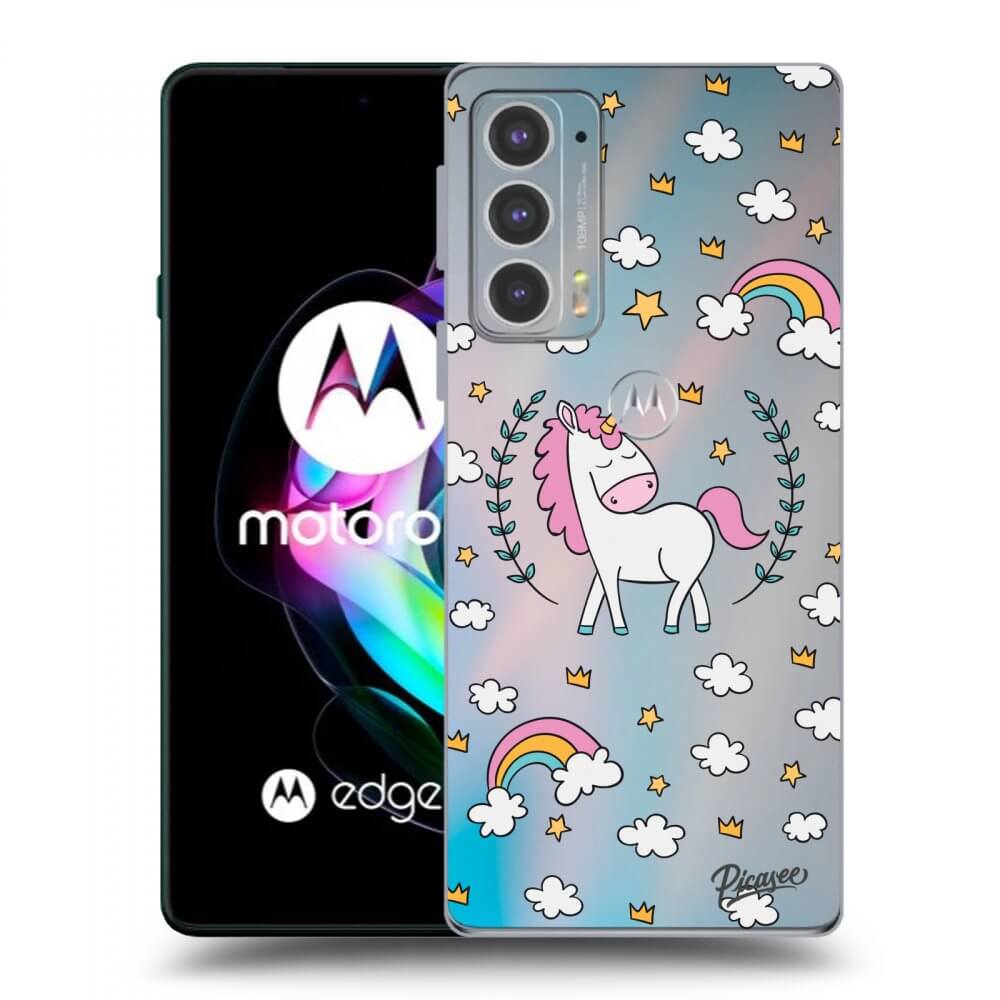 Picasee átlátszó szilikon tok az alábbi mobiltelefonokra Motorola Edge 20 - Unicorn star heaven