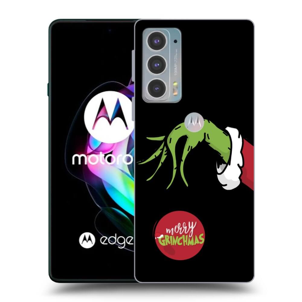 Picasee fekete szilikon tok az alábbi mobiltelefonokra Motorola Edge 20 - Grinch
