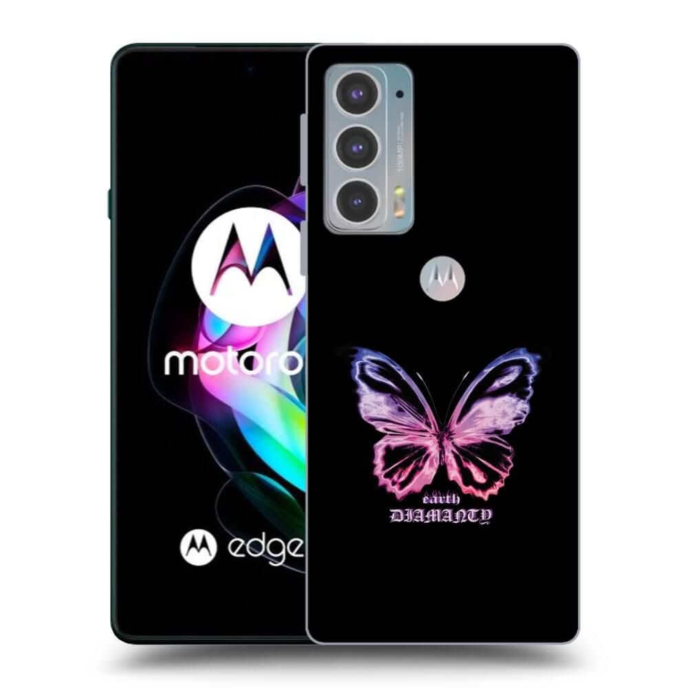 Picasee fekete szilikon tok az alábbi mobiltelefonokra Motorola Edge 20 - Diamanty Purple
