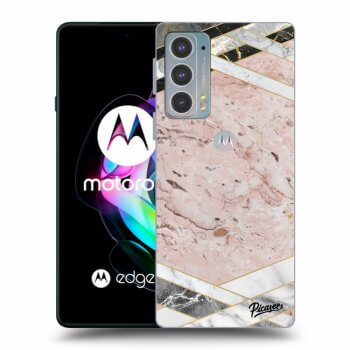 Tok az alábbi mobiltelefonokra Motorola Edge 20 - Pink geometry