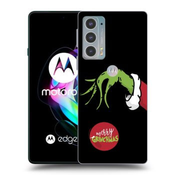 Picasee fekete szilikon tok az alábbi mobiltelefonokra Motorola Edge 20 - Grinch