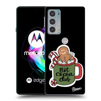 Picasee fekete szilikon tok az alábbi mobiltelefonokra Motorola Edge 20 - Hot Cocoa Club