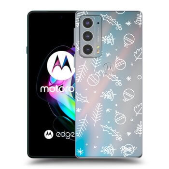 Picasee átlátszó szilikon tok az alábbi mobiltelefonokra Motorola Edge 20 - Mistletoe