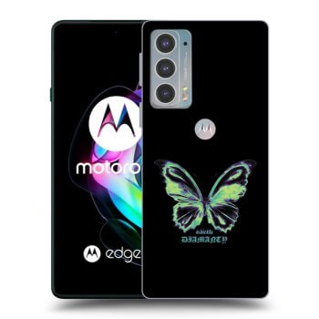 Picasee átlátszó szilikon tok az alábbi mobiltelefonokra Motorola Edge 20 - Diamanty Blue