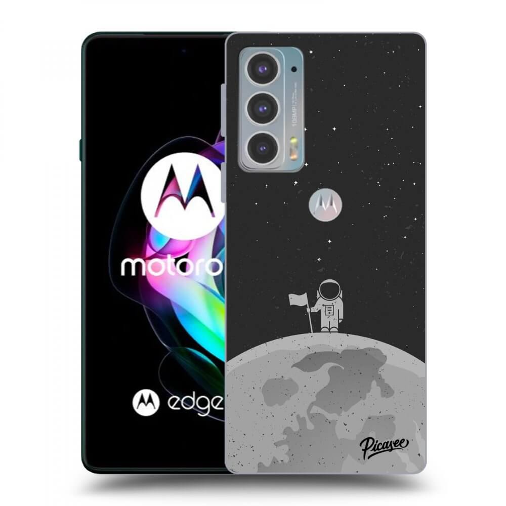 Picasee fekete szilikon tok az alábbi mobiltelefonokra Motorola Edge 20 - Astronaut