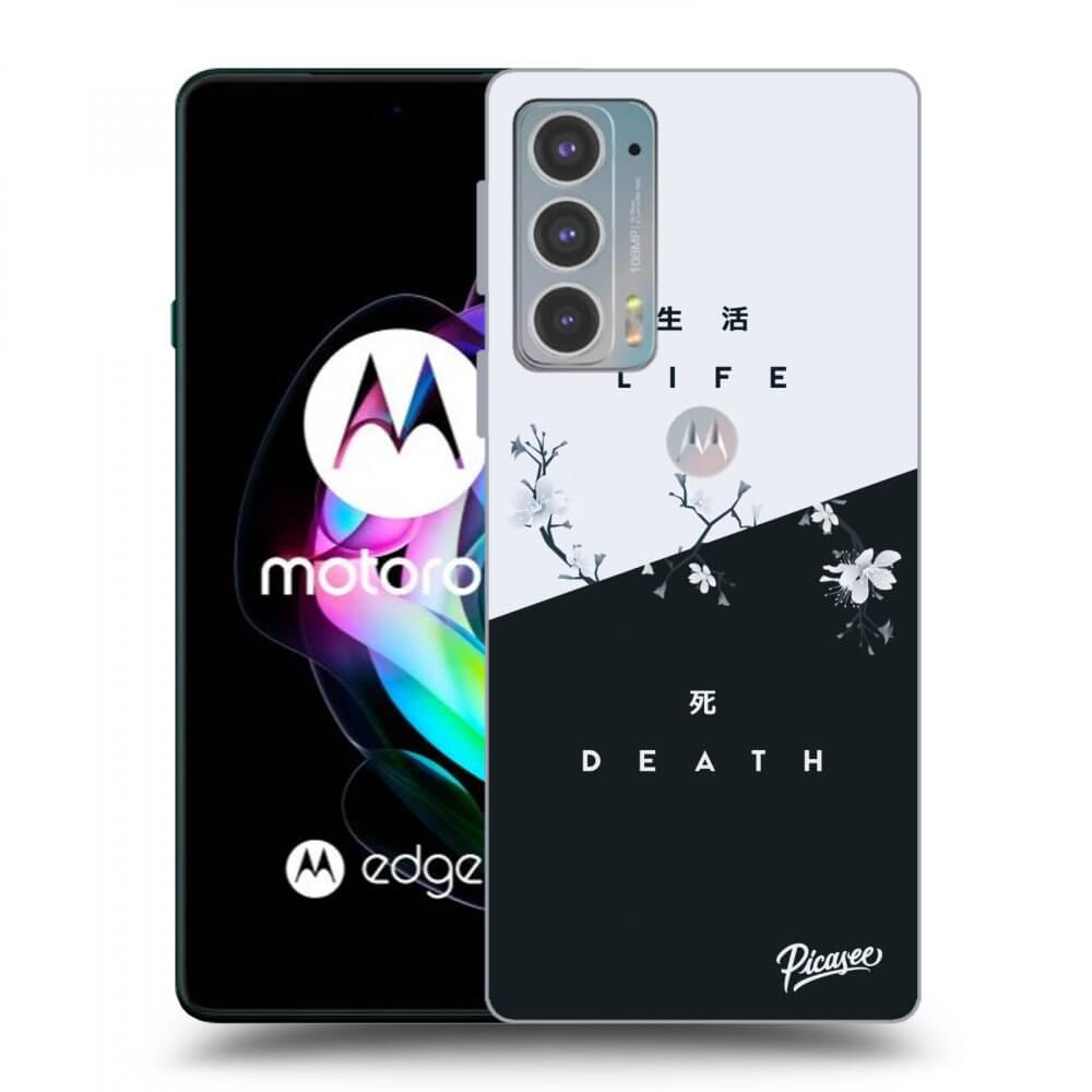 Picasee fekete szilikon tok az alábbi mobiltelefonokra Motorola Edge 20 - Life - Death