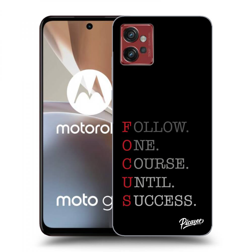 Picasee fekete szilikon tok az alábbi mobiltelefonokra Motorola Moto G32 - Focus
