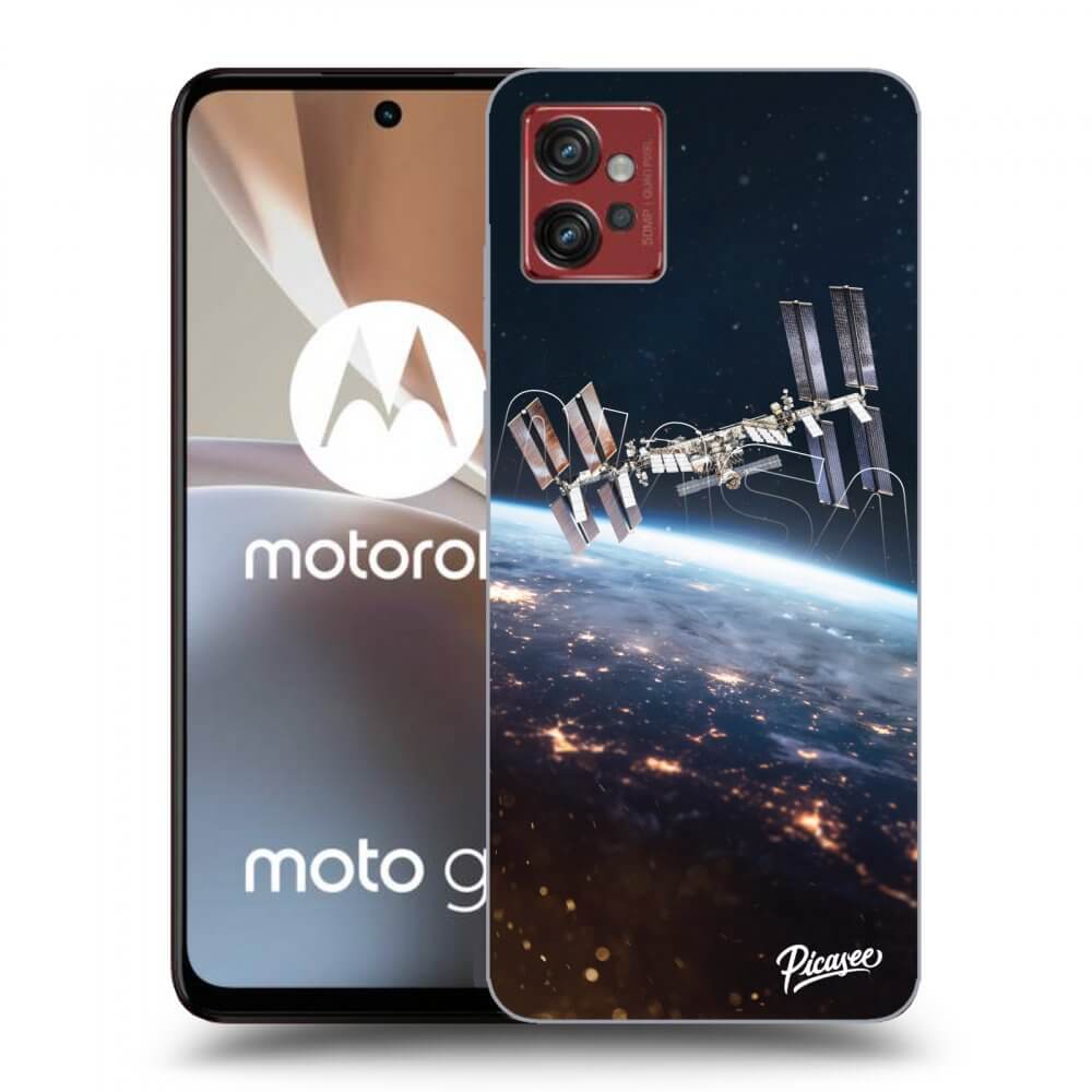 Picasee fekete szilikon tok az alábbi mobiltelefonokra Motorola Moto G32 - Station