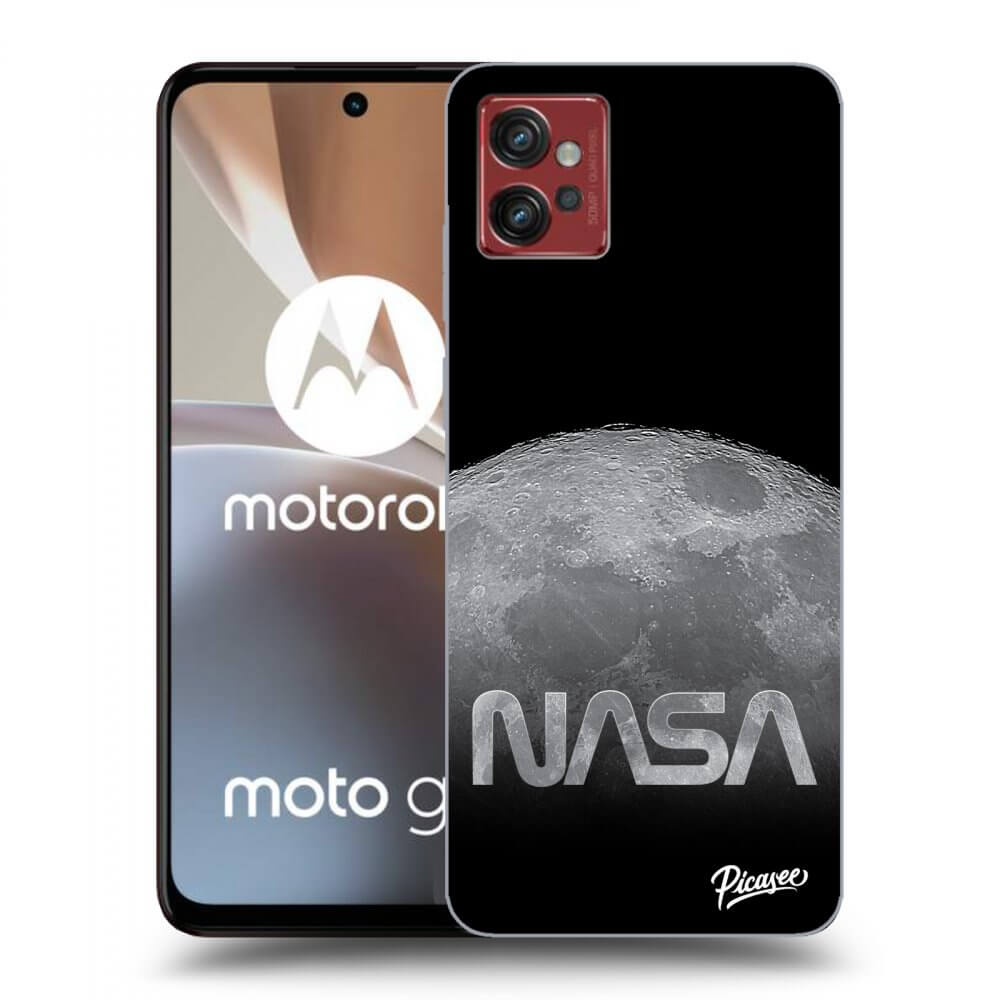 Picasee fekete szilikon tok az alábbi mobiltelefonokra Motorola Moto G32 - Moon Cut