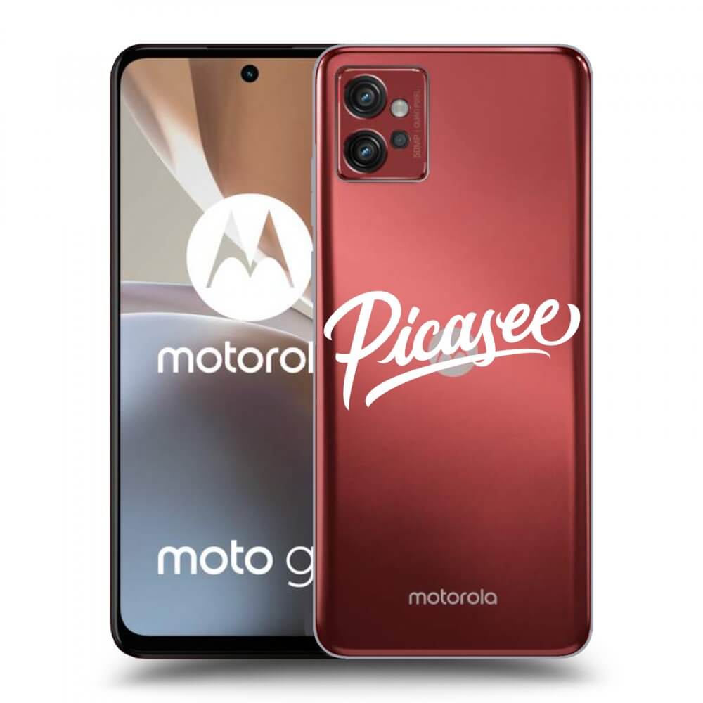 Picasee átlátszó szilikon tok az alábbi mobiltelefonokra Motorola Moto G32 - Picasee - White