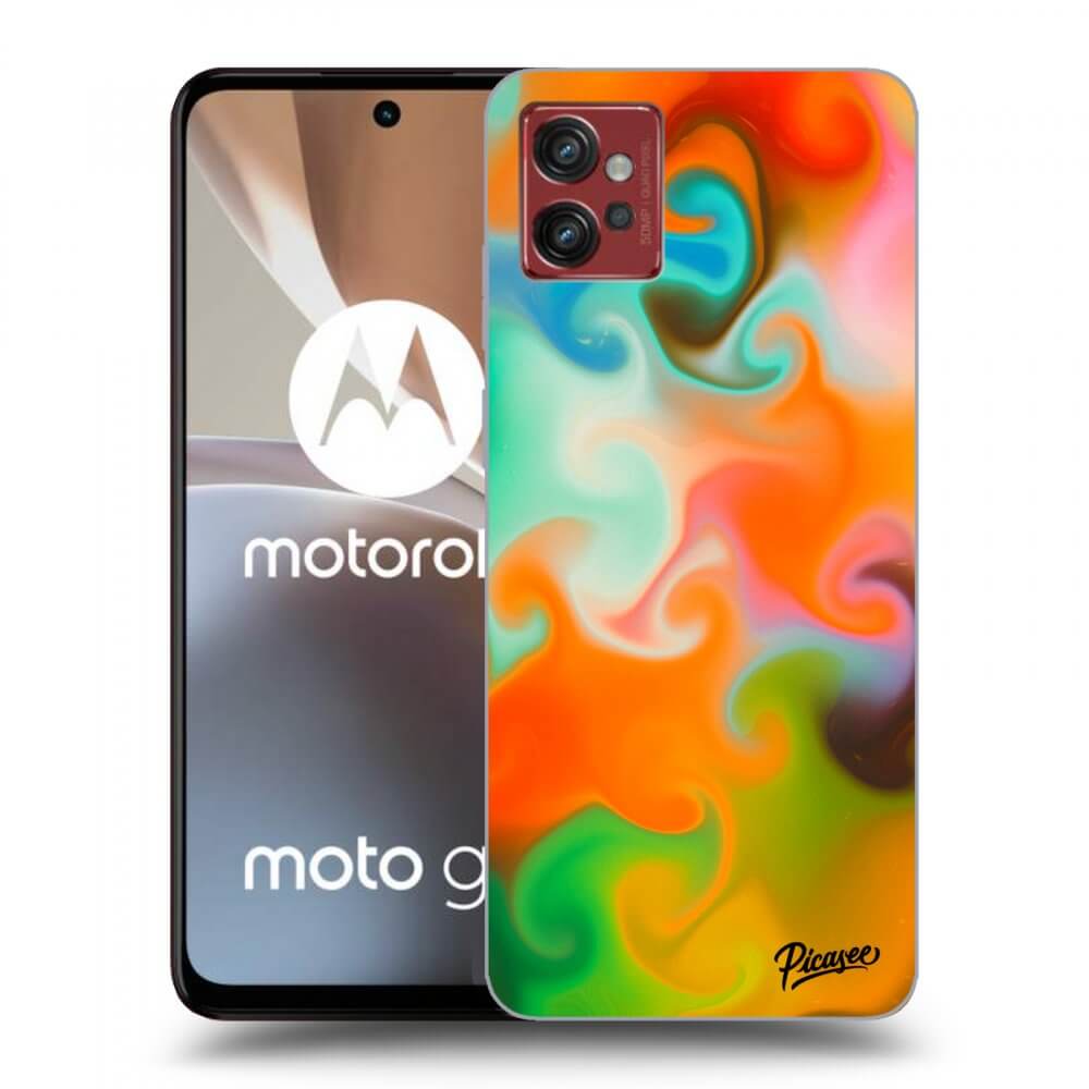 Picasee fekete szilikon tok az alábbi mobiltelefonokra Motorola Moto G32 - Juice