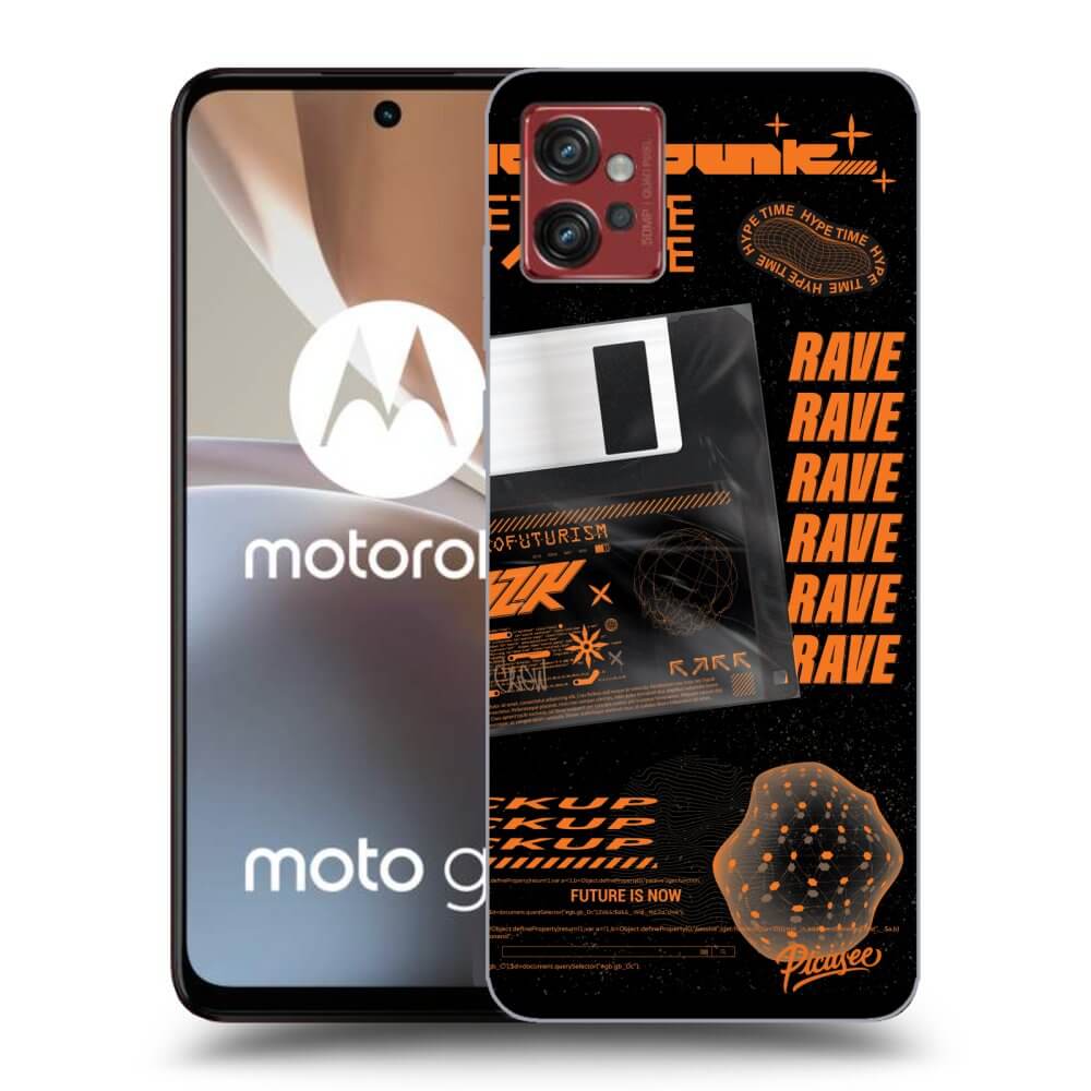 Picasee fekete szilikon tok az alábbi mobiltelefonokra Motorola Moto G32 - RAVE