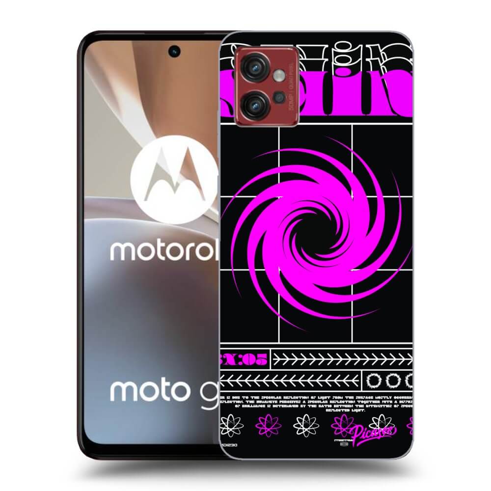 Picasee fekete szilikon tok az alábbi mobiltelefonokra Motorola Moto G32 - SHINE