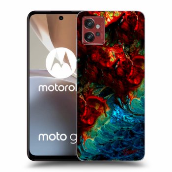 Picasee fekete szilikon tok az alábbi mobiltelefonokra Motorola Moto G32 - Universe