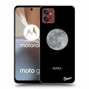 Picasee fekete szilikon tok az alábbi mobiltelefonokra Motorola Moto G32 - Moon Minimal