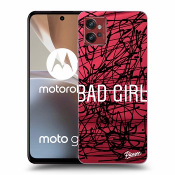 Picasee fekete szilikon tok az alábbi mobiltelefonokra Motorola Moto G32 - Bad girl