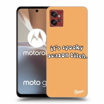 Picasee fekete szilikon tok az alábbi mobiltelefonokra Motorola Moto G32 - Spooky season