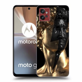 Picasee fekete szilikon tok az alábbi mobiltelefonokra Motorola Moto G32 - Wildfire - Gold
