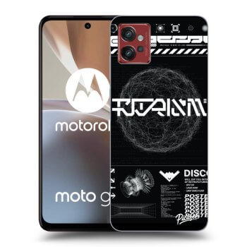 Picasee átlátszó szilikon tok az alábbi mobiltelefonokra Motorola Moto G32 - BLACK DISCO