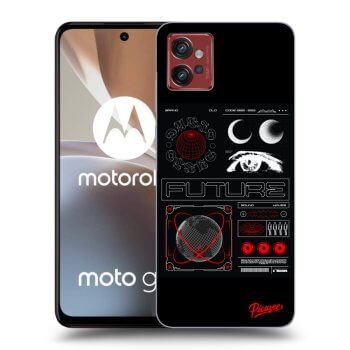 Picasee fekete szilikon tok az alábbi mobiltelefonokra Motorola Moto G32 - WAVES