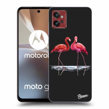 Tok az alábbi mobiltelefonokra Motorola Moto G32 - Flamingos couple