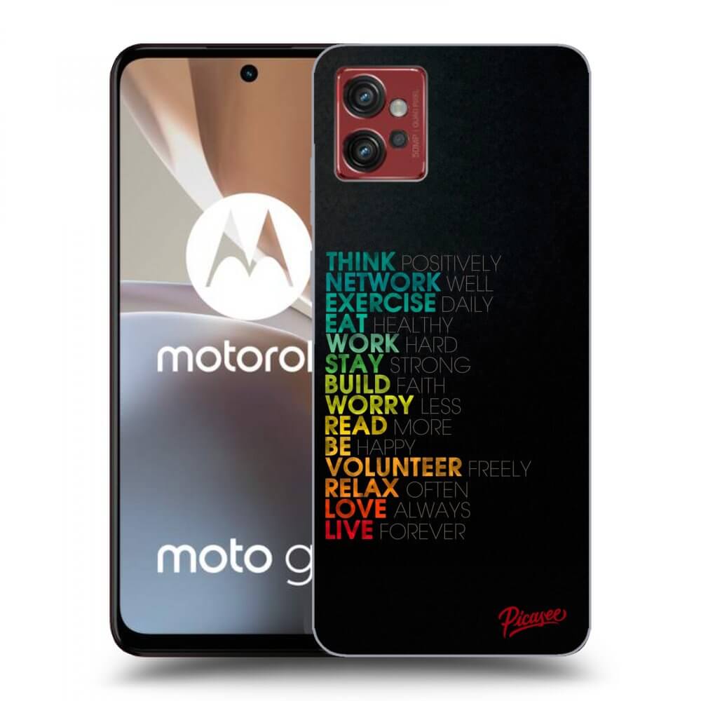 Picasee átlátszó szilikon tok az alábbi mobiltelefonokra Motorola Moto G32 - Motto life