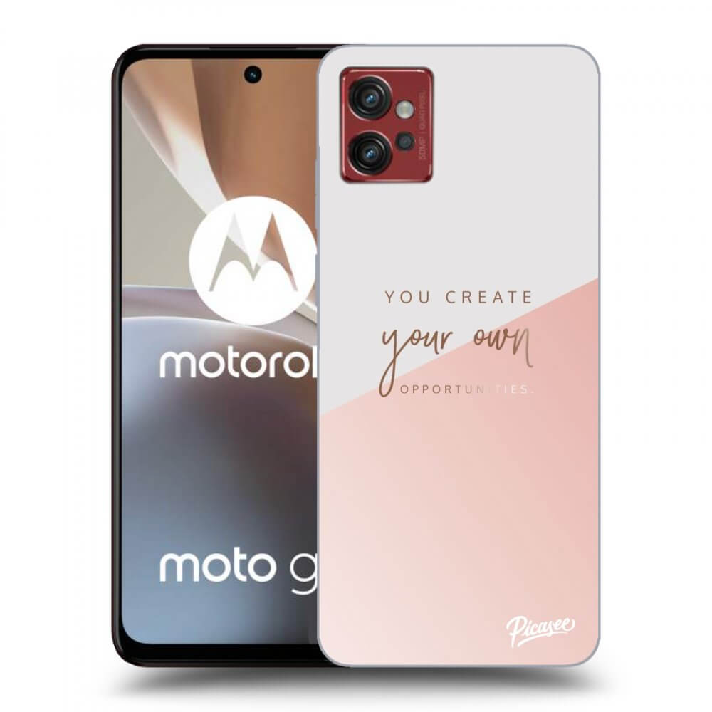 Picasee átlátszó szilikon tok az alábbi mobiltelefonokra Motorola Moto G32 - You create your own opportunities