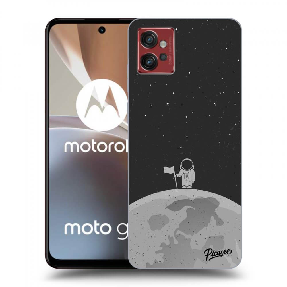 Picasee fekete szilikon tok az alábbi mobiltelefonokra Motorola Moto G32 - Astronaut
